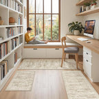 Washable Kitchen Rugs Sets of 3 Piece, Hallway Runner Rug Non-Slip - Image 3