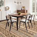 cotiled 8x10 Area Rugs Living Room Rug: Washable Boho Rugs - Image 9