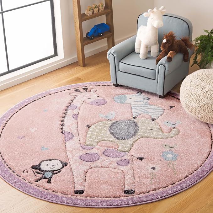 SAFAVIEH Carousel Kids Collection Area Rug by Unknown