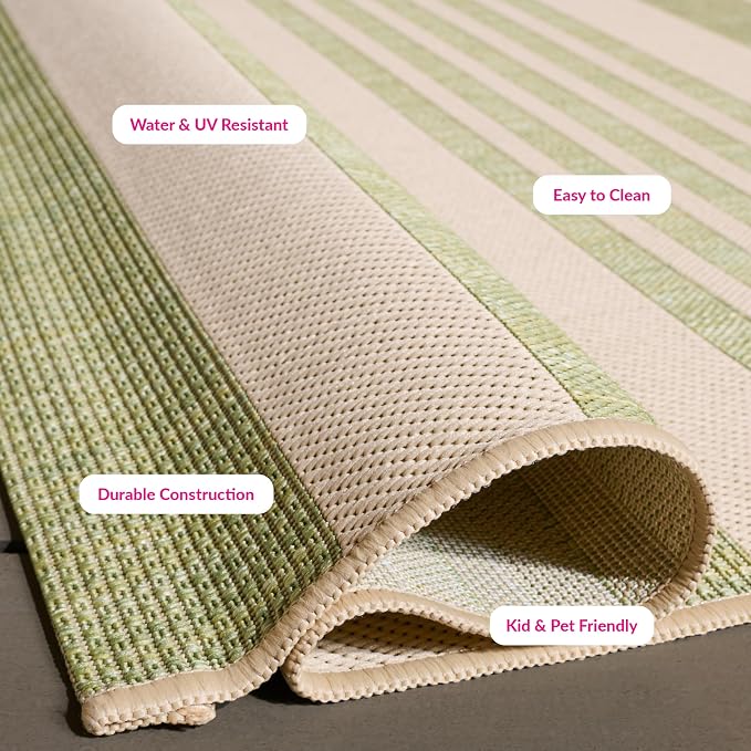 SAFAVIEH Washable Rug Outdoor Courtyard Collection - Image 3