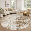8ft Round Area Rug Living Room Rugs by DMOYEST
