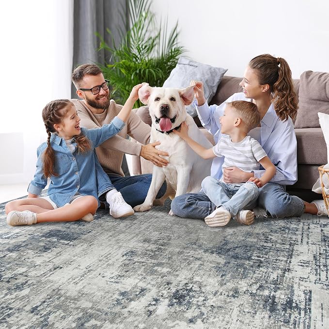 5x7 Area Rugs for Living Room Rug Washable: Modern Rug for Dining Room Bedroom - Image 7