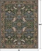 Hazo Haus Dark Living Room Rug 8x10 - Image 2