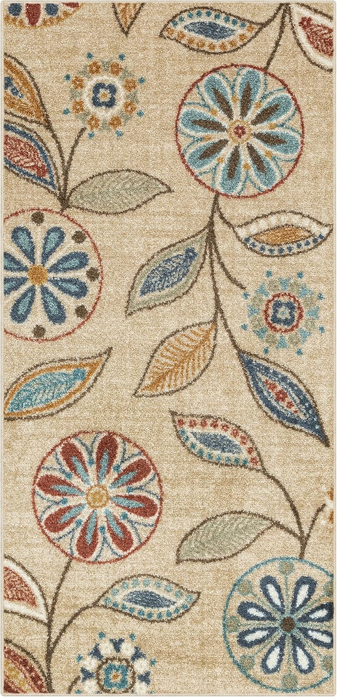 Maples Rugs Reggie Floral Runner Rug by MaplesRugs