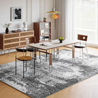 Washable Rug 4x6 Entryway Rugs for Living Room Bedroom Carpet, Dining Room Table - Image 2