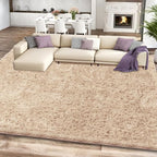 5x7 Beige Area Rugs for Living Room, Fluffy Shag Rug for Bedroom Boys Kids - Image 2