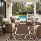 GENIMO 5' x 8' Outdoor Rug Waterproof - Image 7