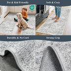 Kitchen Mats for Floor 2 Piece, Non Slip Washable Kitchen Rugs Sets for Floor - Image 5