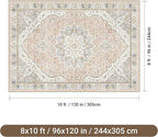 befbee Washable Rug 8x10 Area Rugs - Image 2
