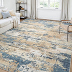 Area Rugs 5x7 Living Room: Large Soft Washable Rug Modern Abstract Anti-Skid by GENTDRIZZ
