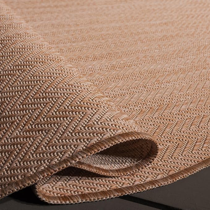 SAFAVIEH Outdoor Square Rug 5'3" - Image 3