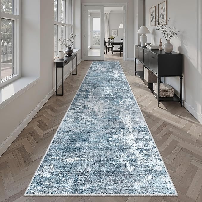 Soalmost Runner Rug 2x12 Washable Non-Slip Hallway Runner Rugs by Soalmost