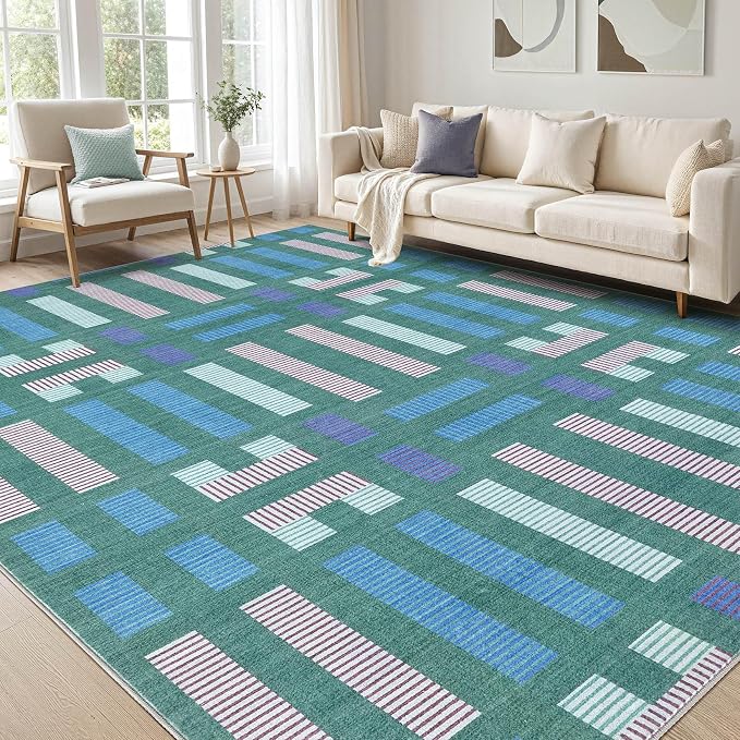 cotiled 5x7 Area Rugs Living Room Rug: Washable Boho Rugs by COTILED