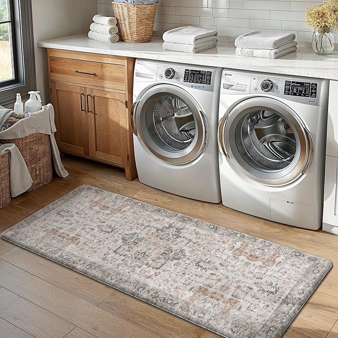 GENIMO Kitchen Mats for Floor 2PCs, Washable Anti Fatigue Mat for Cushioned - Image 6