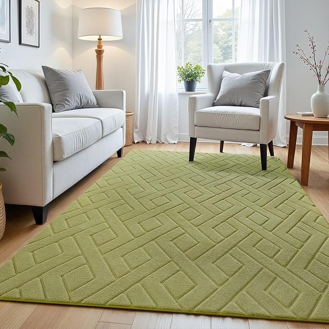 Macgace Ultra Soft Green Area Rug - Image 3