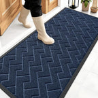 OLANLY Front Door Mat Indoor Outdoor Entrance, Waterproof All-Season, by OLANLY