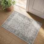 Washable Entryway Small Area Rugs: Door Mat Indoor Entrance 2x3 Boho Rug Stain by palohom