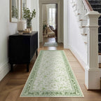 Sage Green Runner Rug 2x6 for Hallways, Non-Slip Washable Kitchen Runner - Image 6