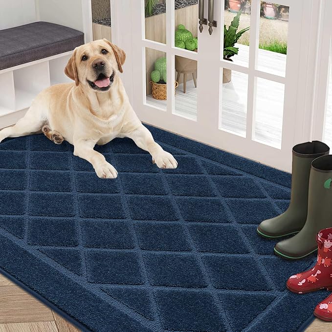 BEQHAUSE Dirt Trapper Door Mat 36" x 60", Doormat Non-Slip Entryway Rugs by BEQHAUSE