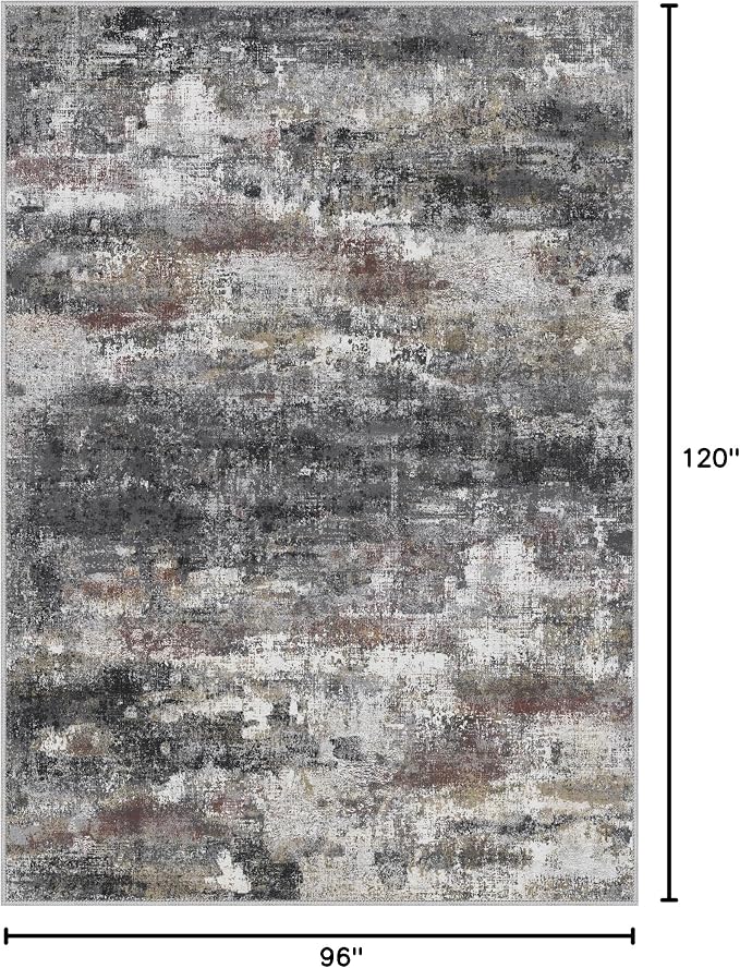 BEIMO Area Rugs 8x10 for Living Room Bedroom, Modern Abstract Machine Washable - Image 2