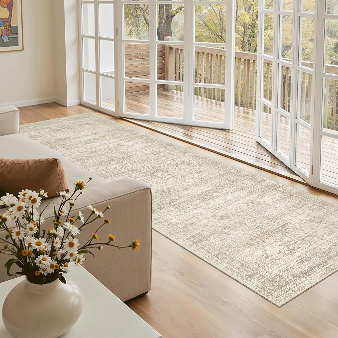 Soalmost Runner Rug 3x8 Washable Non-Slip Hallway Runner Rugs - Image 3