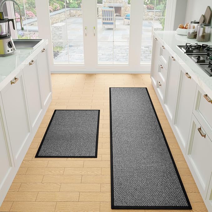 SUMLANS Kitchen Mat Set of 2 PCS, Cushioned Non Slip Rugs by SUMLANS