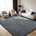 Shag Area Rugs for Bedroom Living Room, 8X10 Ultra Soft Fluffy Area Rugs for by Boshengya