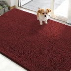 OLANLY Dog Door Mat for Muddy Paws 50x30, Absorbs Moisture and Dirt, Absorbent by OLANLY