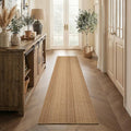 MatEssen 2x8 Extra Long Runner Rug, Modern Woven Distressed Floor Carpet by MatEssenz