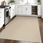 EARTHALL Washable Area Rugs 5x7 Ft Non Slip Living Room Rugs Cotton Rubber - Image 5