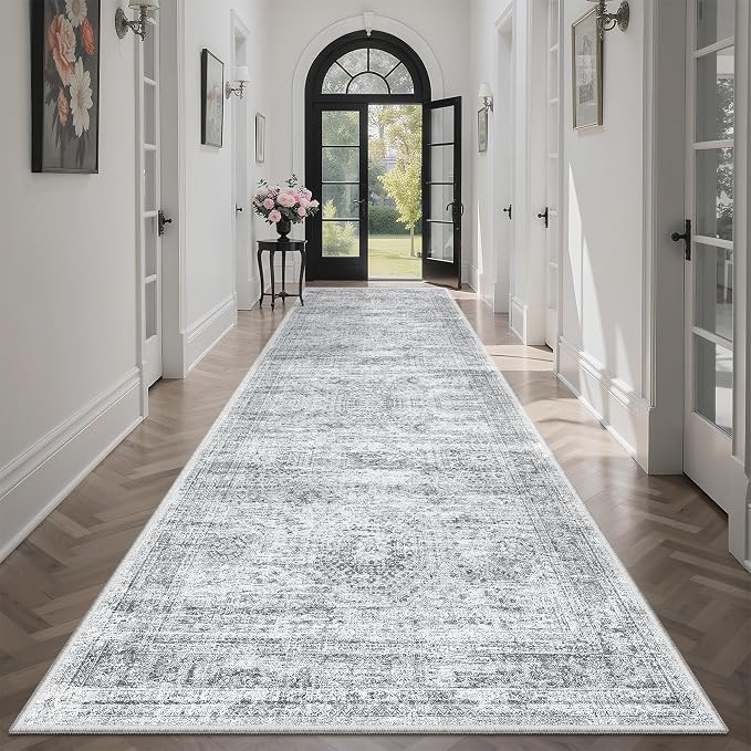 Soalmost Runner Rug 3x10 Washable Non-Slip Hallway Runner Rugs - Image 3