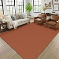 KOZYFLY Orange 6x9 Dining Room Rugs, Washable Area Rug by KOZYFLY
