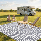 Smiry Outdoor Rug 5x8 ft, Waterproof Reversible Plastic Straw Rugs, Outdoor - Image 2
