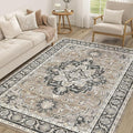 Vintage Living Room Area Rug 5x7 by COTILED