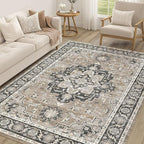 Vintage Living Room Area Rug 5x7 by COTILED
