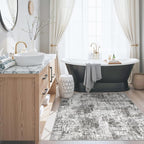 4x4 Square Entryway Rug Washable – Non-Slip Small Area Rug - Image 4