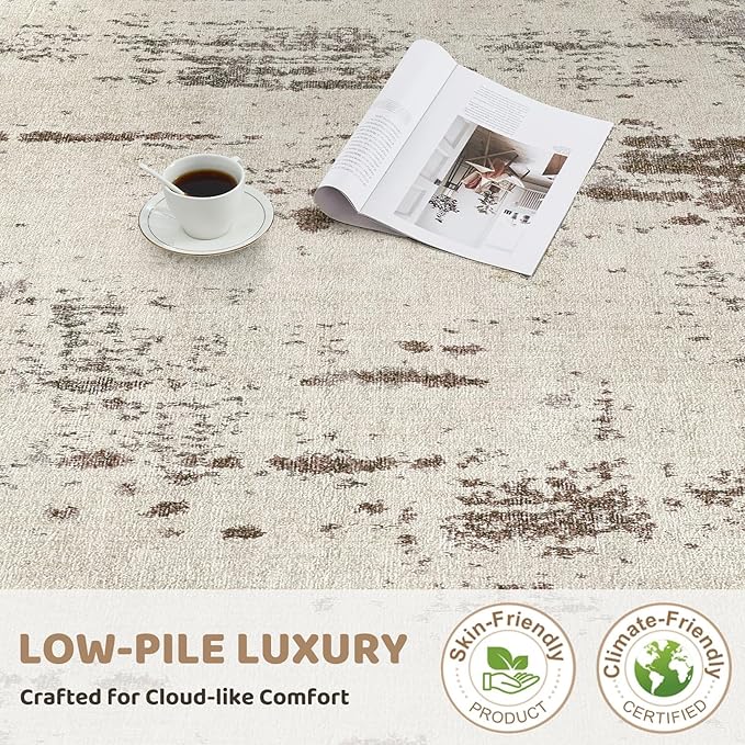 UERMEI 10x14 Area Rug Living Room Rugs - Image 8