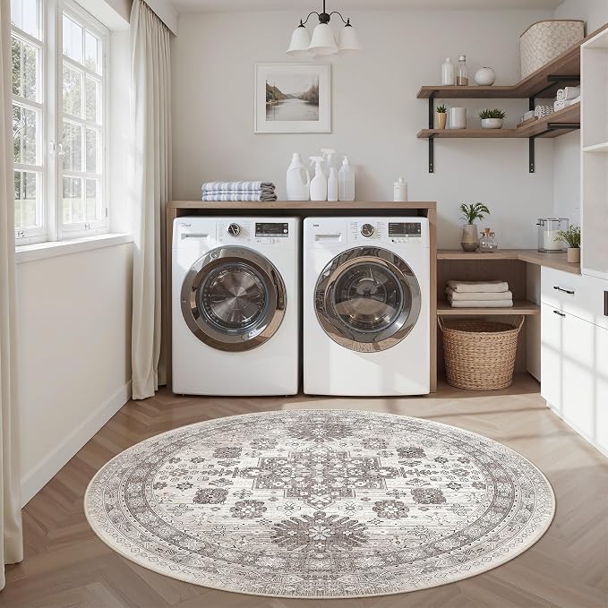 zesthome Washable Round Area Rugs - Image 9