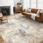 LOONGRUG 5x8 Area Rug Living Room: Machine Washable Large Abstract Soft Thin by LOONGRUG