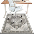 36"x48" Office Chair Mat for Hardwood Tile Floor, Under Desk Carpet Protector by BESBLEE