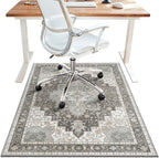 48"x60" Office Chair Mat for Hardwood Tile Floor, Under Desk Carpet Protector by BESBLEE