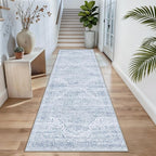 Kitchen Runners Rug 2.5x8 with Non-Slip Backing, Vintage Washable Runner Rugs by Unknown