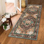 Yamaziot Washable Runner Rug, 2x5 Non-Slip Boho Vintage Hallway Rug Runner - Image 7