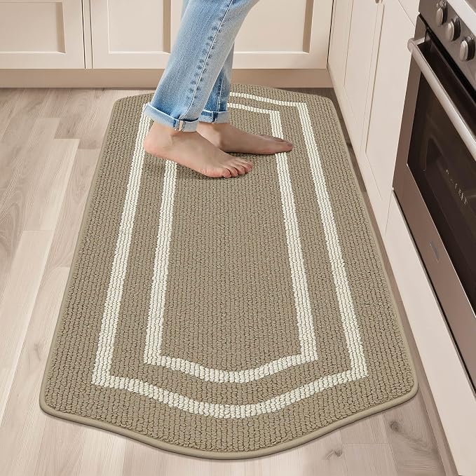 COSY HOMEER Kitchen Rugs and Mats 24"x48" Non Slip Kitchen Mats by COSYHOMEER
