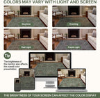 GENIMO Floral Washable Runner Rug 2’6” x 8’, Non-Slip Long Hallway Carpet - Image 5