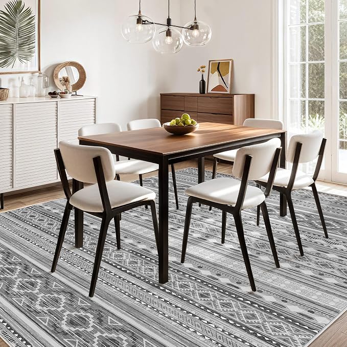 cotiled 6x9 Area Rugs Living Room Rug: Washable Boho Rugs - Image 8