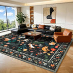 LIANLAM 8x10 Cat Lover's Area Rug, Washable Large Rug by LIANLAM