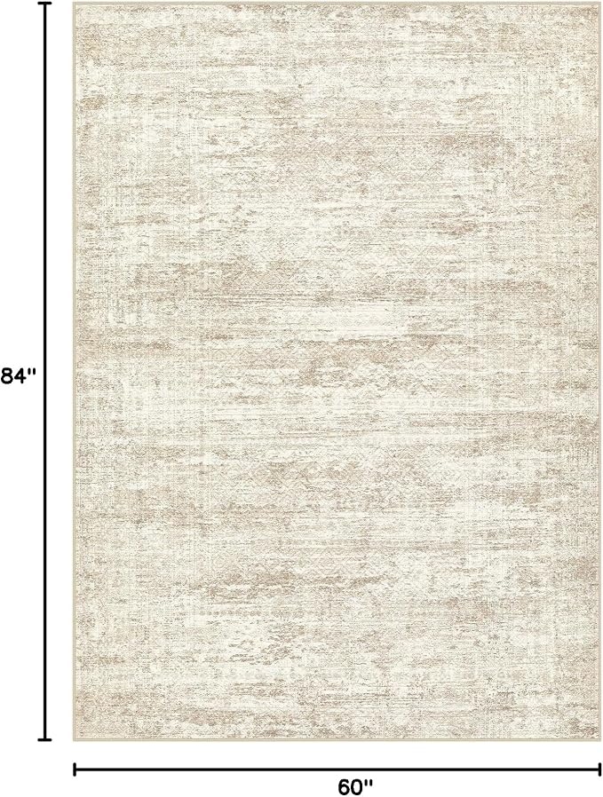 UERMEI 5x7 Washable Area Rug - Image 2