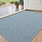 Ultra Thin Door Mat Indoor Entrance 17"x29", Low-Profile Indoor Door Mat by Unknown