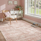 Soalmost 6x9 Area Rug for Living Room Washable Non-Slip Modern Rugs for Bedroom by Soalmost